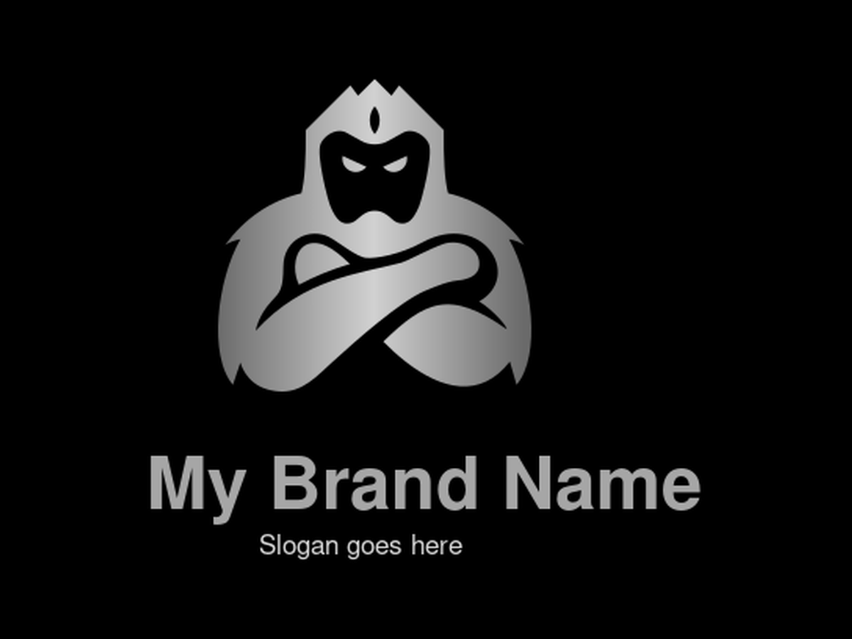 Yeti with Crossed Arms Logo Design for Bold Outdoor and Adventure Brands